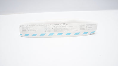 BD 382623 Insyte Autoguard BC Winged Shielded IV Cath. 22GA x 1inch 37mL/min